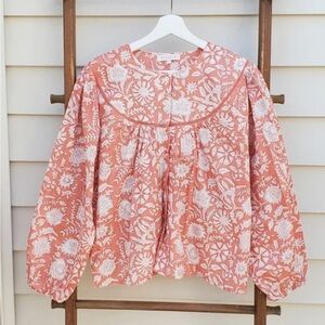 Floral Pink Blouse
